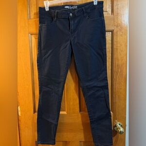 Old Navy The Rockstar Jeans Dark Size 16 Regular